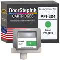 DoorStepInk Brand for Canon PFI-304 330ml Green Remanufactured in the USA Ink Cartridge